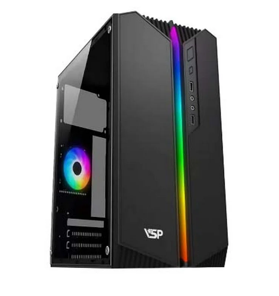 Vỏ case máy tính VSP Gaming V211 Có led RGB (mATX)