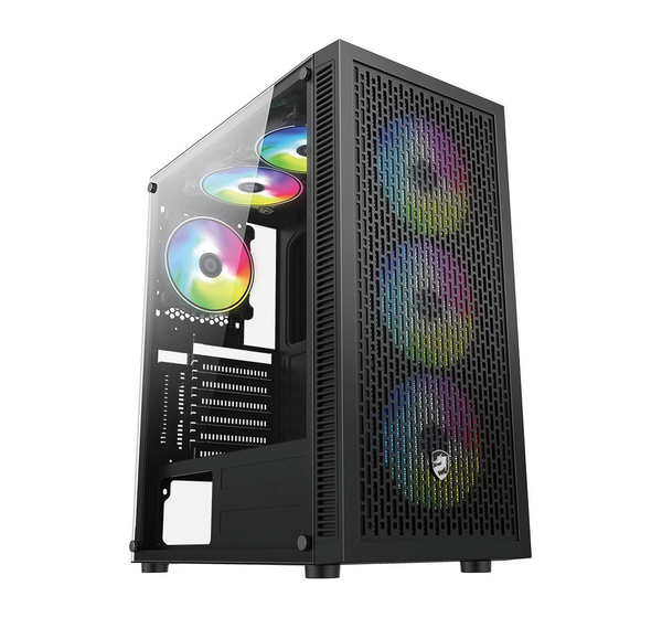 Vỏ Case VITRA SAPHIRA AX9 BLACK (KÈM 4 FAN RGB)