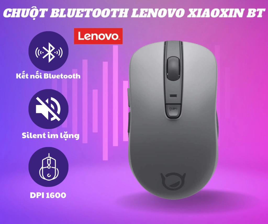 Chuột không dây Lenovo Xiaoxin M1 Bluetooth 5.0