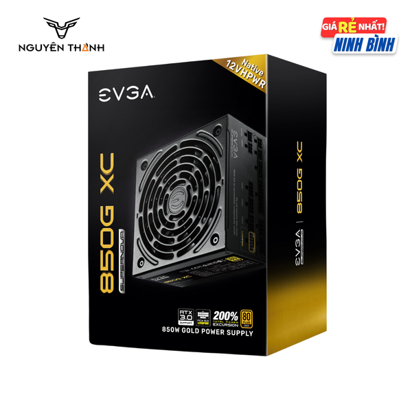 Nguồn máy tính EVGA SuperNOVA 80 Plus Gold Certified 850G XC_HNK