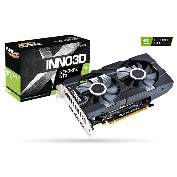 Card màn hình Inno3D GTX 1650 TWIN X2 OC 4GB GDDR6 (N16502-04D6X-1177VA25)