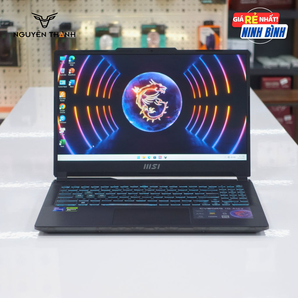 [New 100%] Laptop MSI Cyborg 15 (Intel Core i7-12650H | RAM 64GB | SSD 2TB | RTX 4060 | 15.6