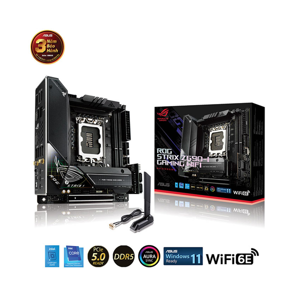 Mainboard ASUS ROG STRIX Z690-I GAMING WIFI (Intel Z690/ Socket 1700/ Mini-ATX/ 2 khe RAM DDR5)