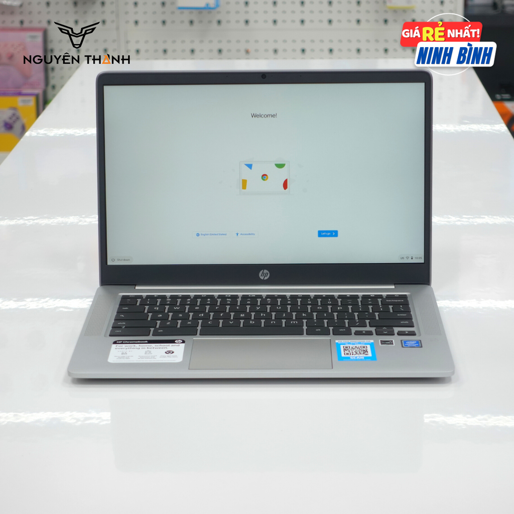 Laptop HP Chromebook 14a-na0051CL ( Intel® Pentium® Silver N5030/ Ram 4GB/ SSD 64 GB eMMC/ 14