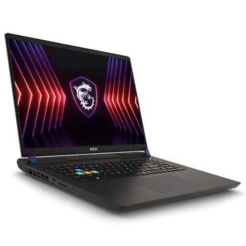 Laptop MSI Vector 17 HX A14VGG (Core™ i9-14900HX, Ram 32GB, 1TB SSD, RTX 4070, 17 inch QHD+ 240Hz , Win 11, Xám)