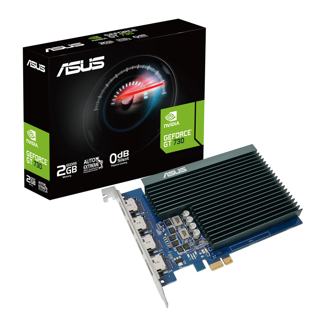 Card màn hình Asus GT730 2GB - 4 cổng HDMI