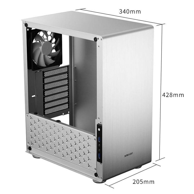 Vỏ case Jonsbo U4 Silver Edition (Mid Tower/Màu Bạc)