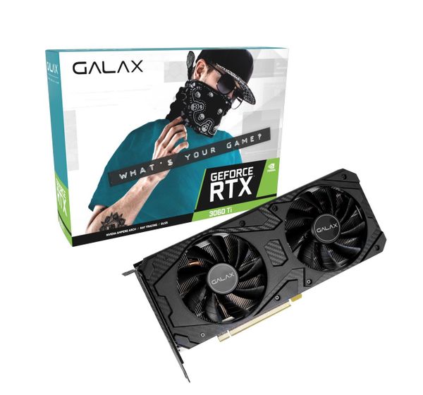 Card Màn Hình GALAX GeForce RTX 3060 Ti (1-Click OC) LHR