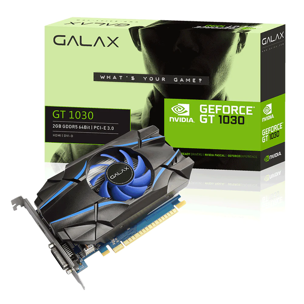 Card màn hình Galax P85C Blue GF GT1030 2GB DDR5