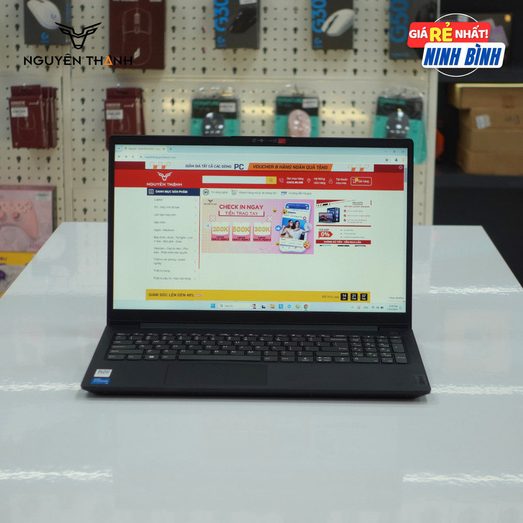 Laptop Lenovo V15 G3 IAP (Core i3-1215U, RAM 8GB, SSD 256GB, 15.6 inch FHD, Đen)