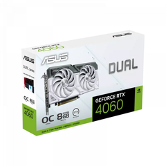 Card màn hình ASUS Dual GeForce RTX 4060 White OC Edition 8GB GDDR6 (NK)