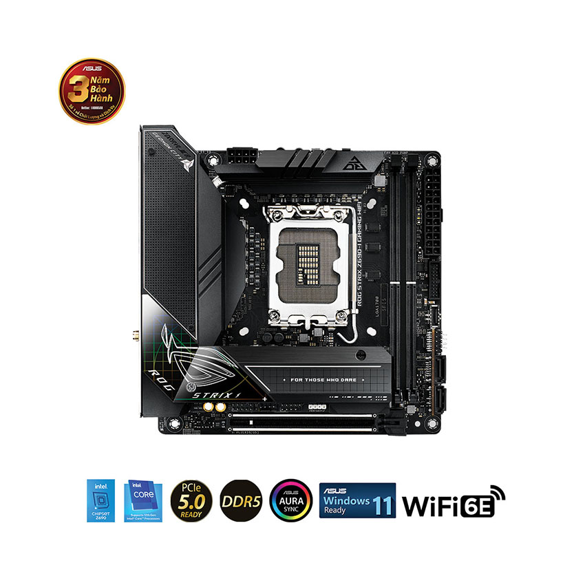 Mainboard ASUS ROG STRIX Z690-I GAMING WIFI (Intel Z690/ Socket 1700/ Mini-ATX/ 2 khe RAM DDR5)
