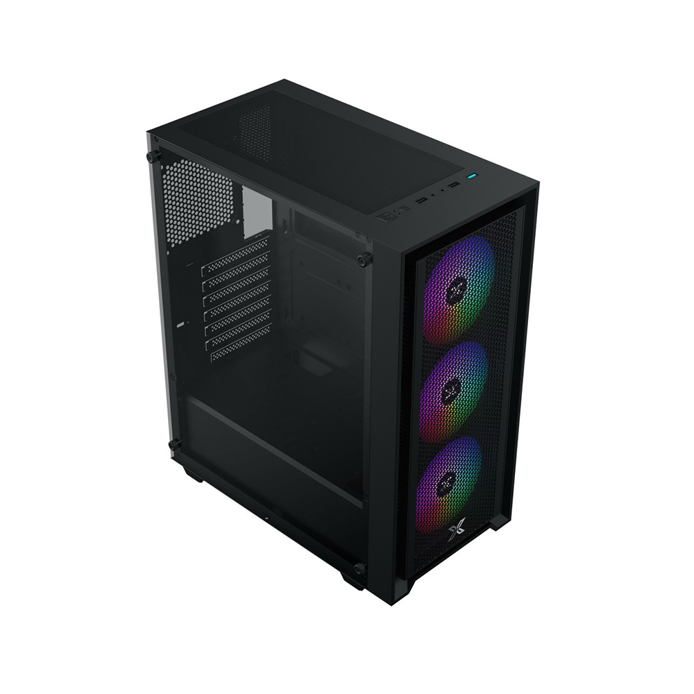 Vỏ case XIGMATEK SKY II 3F - EN44182 (ATX/Mid Tower/Màu Đen/3 fan ARGB)