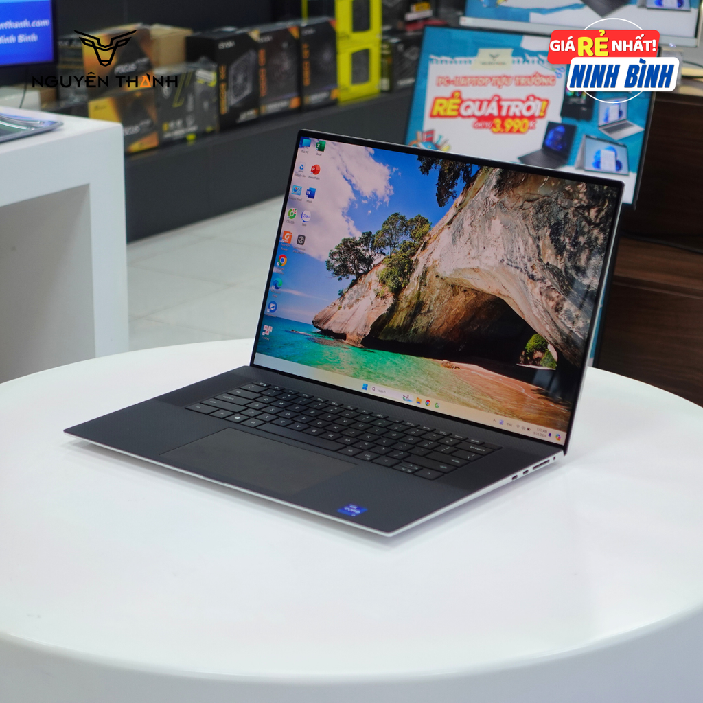 Laptop DelL XPS 17 9710 (i7-11800H | RAM 32GB | SSD 1TB | 17″ UHD+ |Cảm ứng |RTX 3060 6GB| Silver)