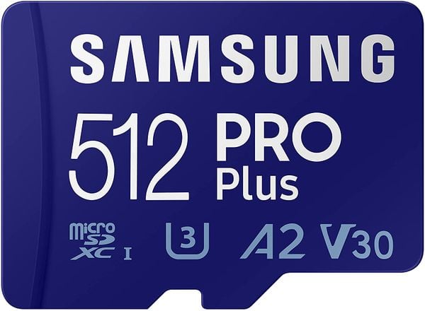 Thẻ nhớ MicroSD 512GB Samsung PRO Plus 160/120 MBs