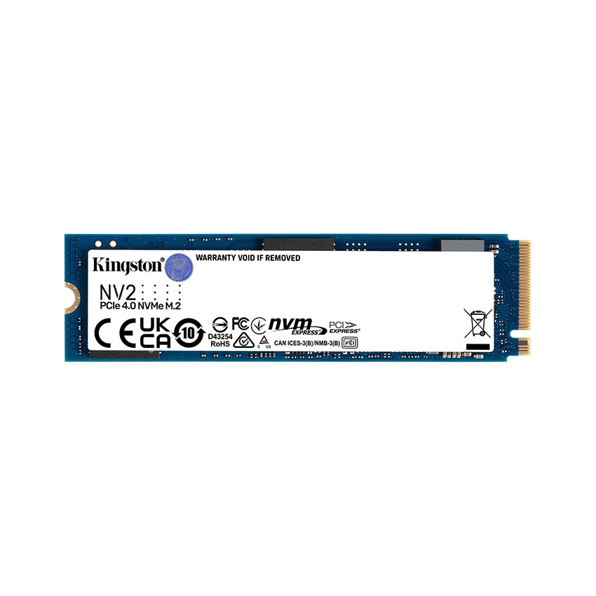 Ổ cứng SSD Kingston SNV2S 2TB NVMe M.2 2280 PCIe Gen 4x4 (Đọc 3500MB/s - Ghi 2800MB/s) - (SNV2S/2000G)