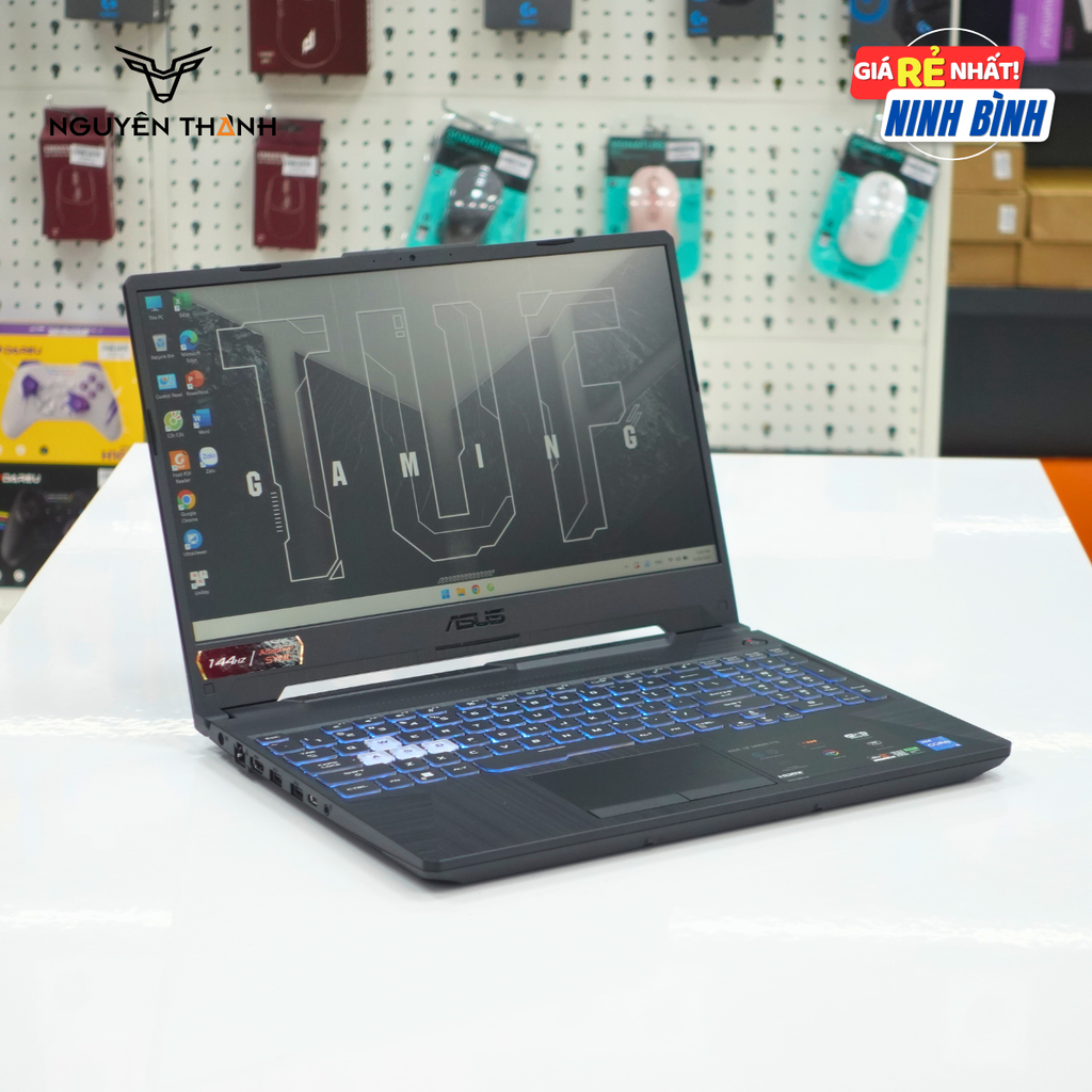 Laptop ASUS TUF Gaming F15 FX506 ( Intel Core i5-11400H, 16GB RAM, SSD 512GB, RTX 2050, 15.6'' FHD 144hz, Đen)