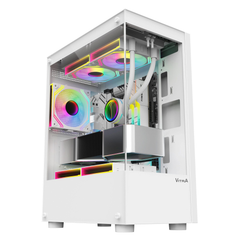 Vỏ Case VITRA ATLANTIS X6 WHITE (MATX/Màu Trắng/Rad 240)