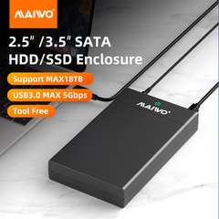 Box ổ cứng MAIWO K3568A USB3.0 sang SATA 2.5/3.5 inch