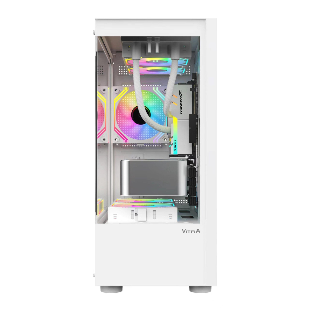 Vỏ Case VITRA ATLANTIS X6 WHITE (MATX/Màu Trắng/Rad 240)