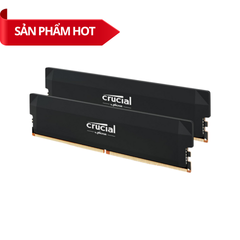 Ram Crucial Pro Overclocking 48GB Kit (24GBx2) DDR5-6000 UDIMM Black_HNK