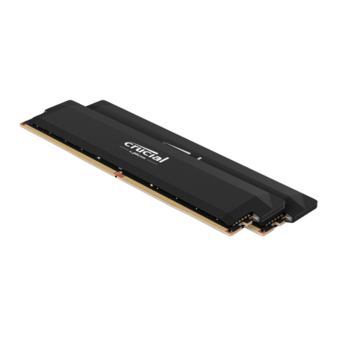 Ram Crucial Pro Overclocking 48GB Kit (24GBx2) DDR5-6000 UDIMM Black_HNK