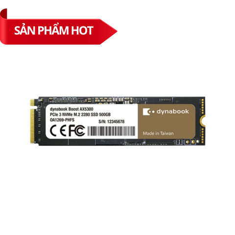 Ổ cứng SSD Dynabook AX5300 500GB M.2 NVMe PCIe Gen 3x4