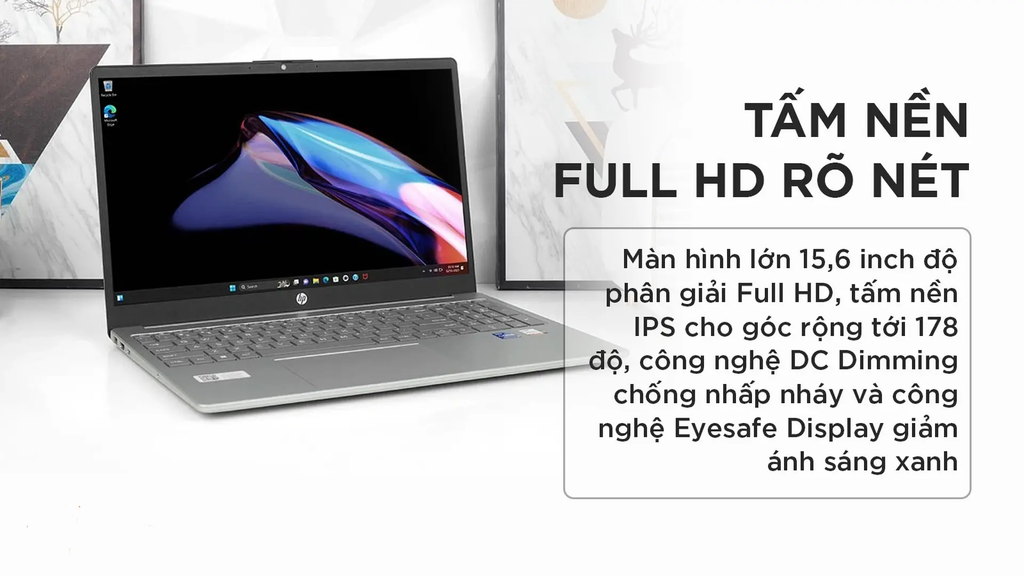Laptop HP 15-fd1060TU 9Z2X8PA (Intel Core Ultra 7-155H | 16GB | 512GB | Intel Arc | 15.6 inch FHD | Win 11 | Bạc)