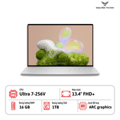 Laptop Dell XPS 13 9350 (Ultra 7 256V, 16GB RAM, 1TB SSD, 13.4” FHD+, Win 11, Platinum)
