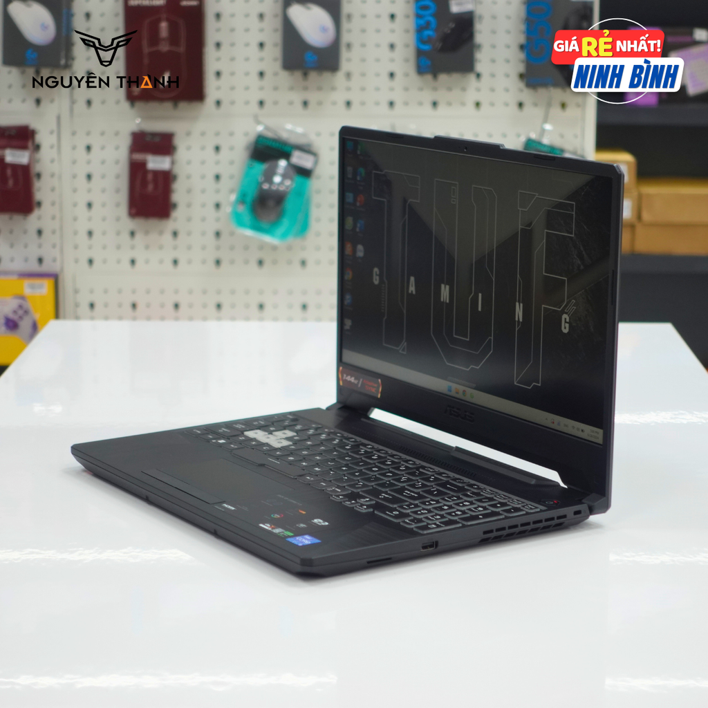 Laptop ASUS TUF Gaming F15 FX506 ( Intel Core i5-11400H, 16GB RAM, SSD 512GB, RTX 2050, 15.6'' FHD 144hz, Đen)