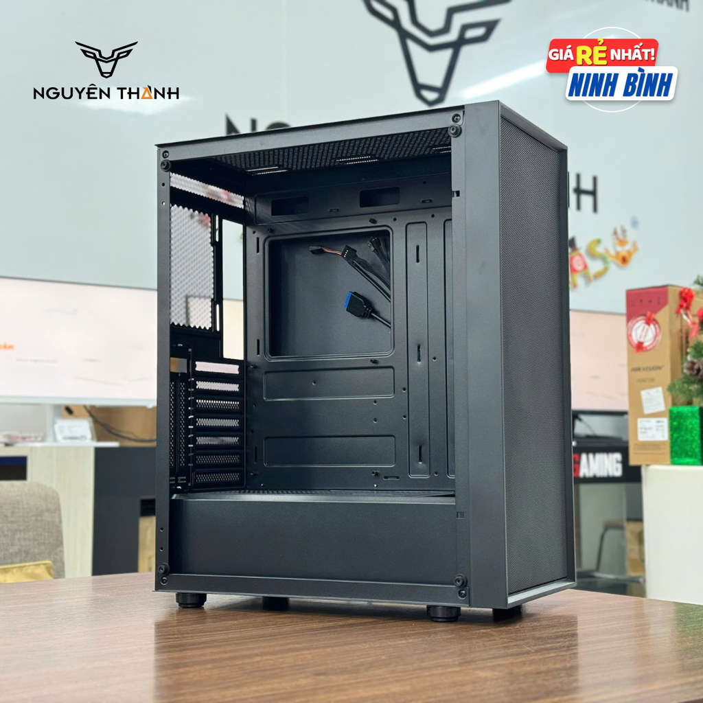 Vỏ case máy tính Asetek Dragon (KÈM 3 FAN RGB)