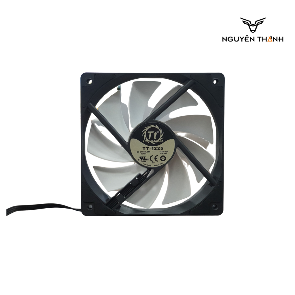 Quạt tản nhiệt Fan Case 120mm Thermaltake TT-1225 - không mầu 2400RPM - chuyên thổi radiator