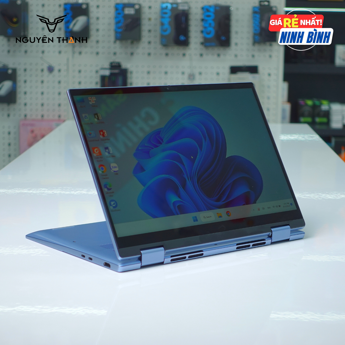 Laptop Dell Inspiron 7435 2-in-1 đời mới, cảm ứng mượt mà.