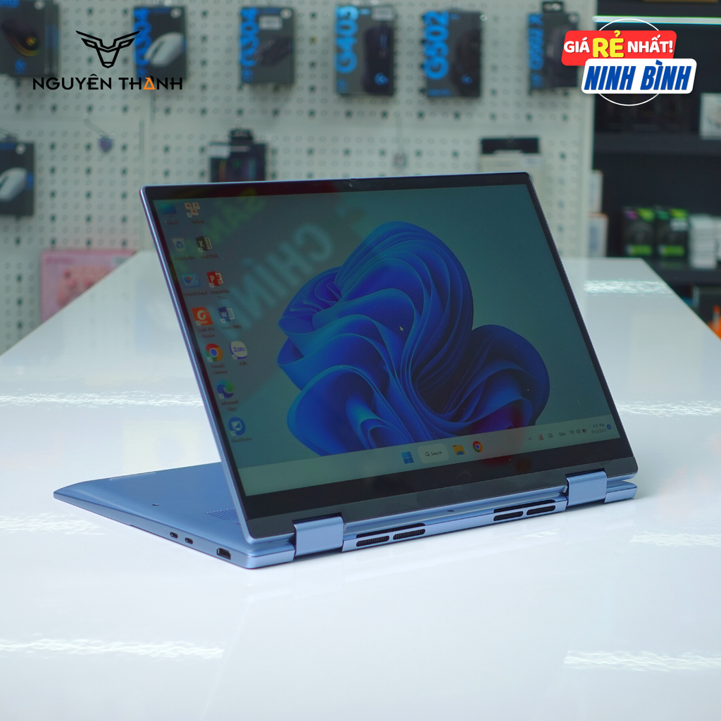 Laptop Dell Inspiron 7435 2-in-1 (Ryzen 5-7530U/ Ram 8GB/ SSD 512GB/ 14 inch FHD+/ Win 11 Home/ Lavender Blue)