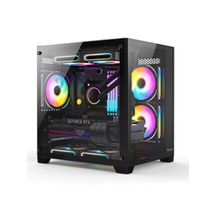 Vỏ Case VITRA CRYSTAL S1 LITE Black (MATX/Màu đen/Rad 240)
