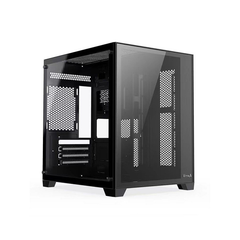 Vỏ Case VITRA CRYSTAL S1 LITE Black (MATX/Màu đen/Rad 240)