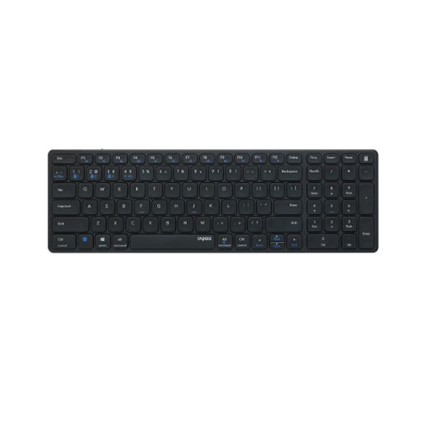 Bàn phím không dây đa kết nối Rapoo E9350G (Màu đen)