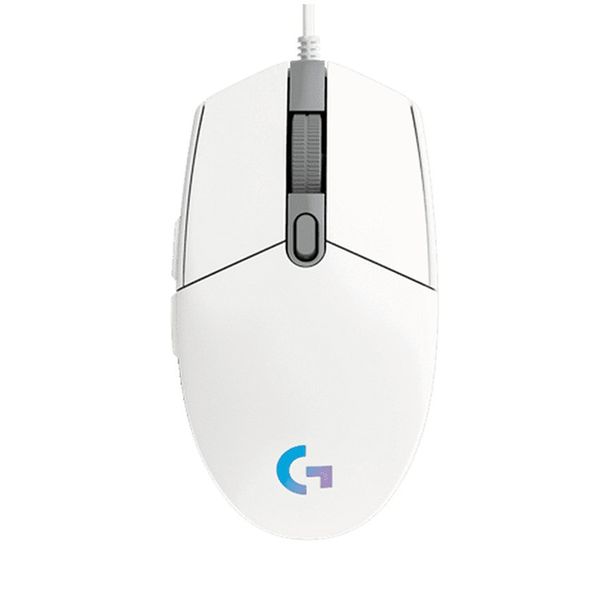 Chuột chơi game Logitech có dây G102 Gen2 White (USB/RGB/Trắng)