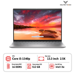 Laptop Dell Inspiron 13 5330 (Core i5-1340P, RAM 16GB, SSD 512GB, Iris Xe Graphics, 13