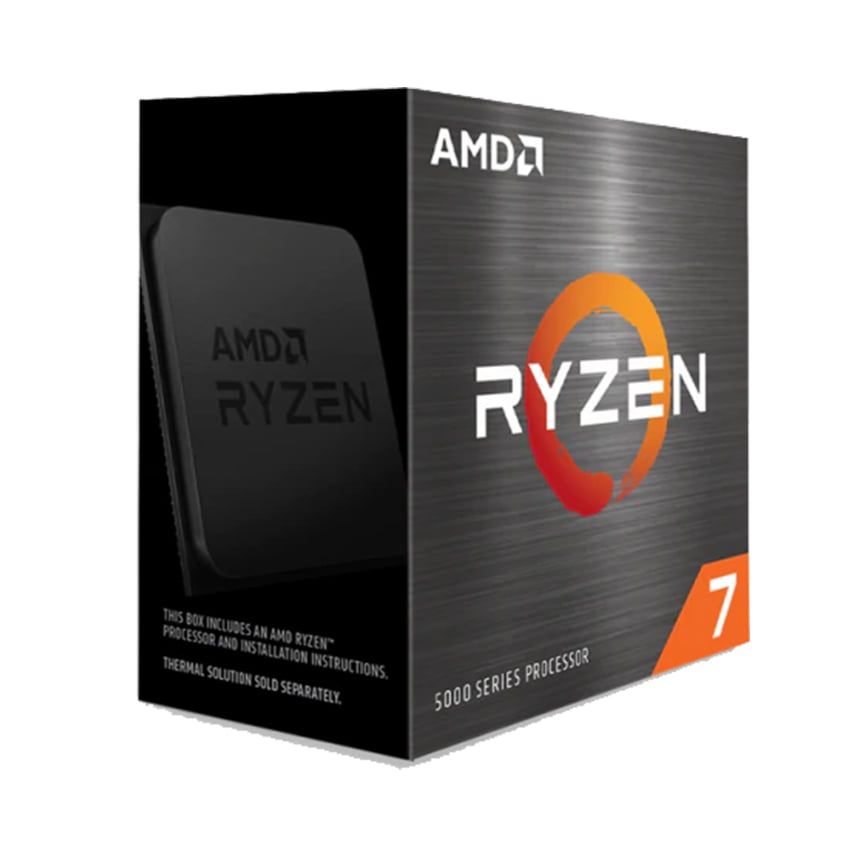 CPU AMD Ryzen 7 5800X (3.8 GHz Upto 4.7GHz, 36MB, 8 Cores, 16 Threads, 105W, Socket AM4)