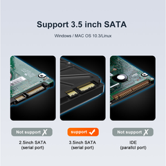 Dock cắm ổ cứng ngoài MAIWO K35262C 3.5 inch SATA RAID USB3.1 Tốc độ lên tới 10Gbps