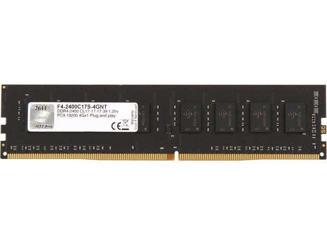 Ram GSKILL 4GB (1x4GB) DDR4 2400MHz (F4-2400C17S-4GNT)