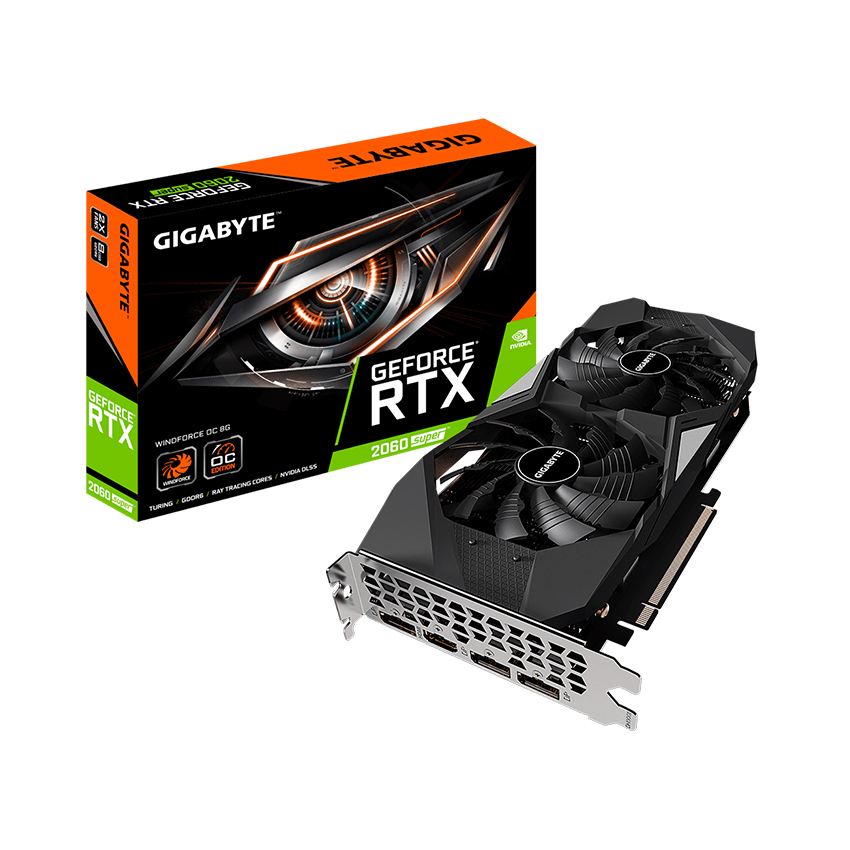 VGA Gigabyte RTX 2060 Super 8GB Windforce OC 2 Fan FULL BOX - LIKE NEW