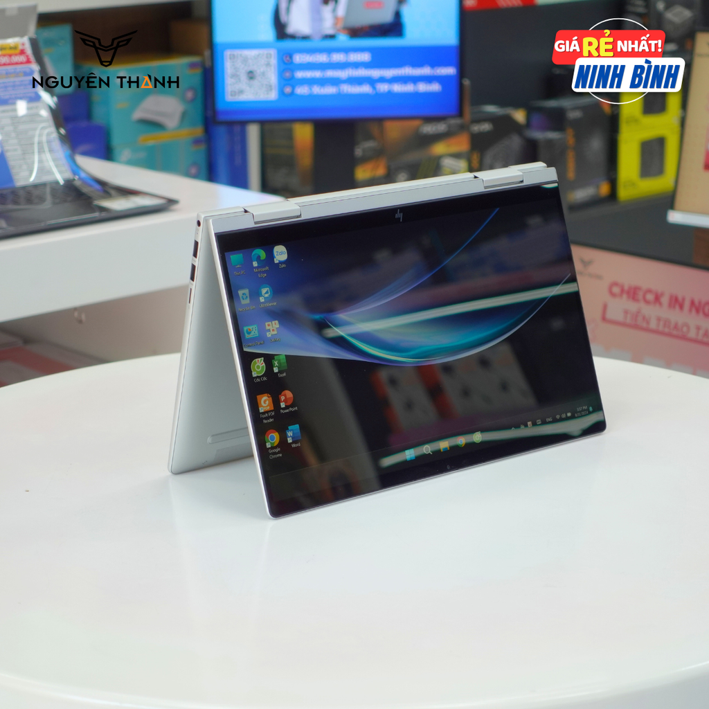 Laptop HP Envy x360 2 in 1 14-es1023dx  (Intel Core 7-150U, 16GB, 14 inch FHD Touch,Bạc)