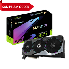 Card màn hình GIGABYTE GeForce RTX­­ 4070 Aorus Master 12G (GAN4070AORUSM-12GD)