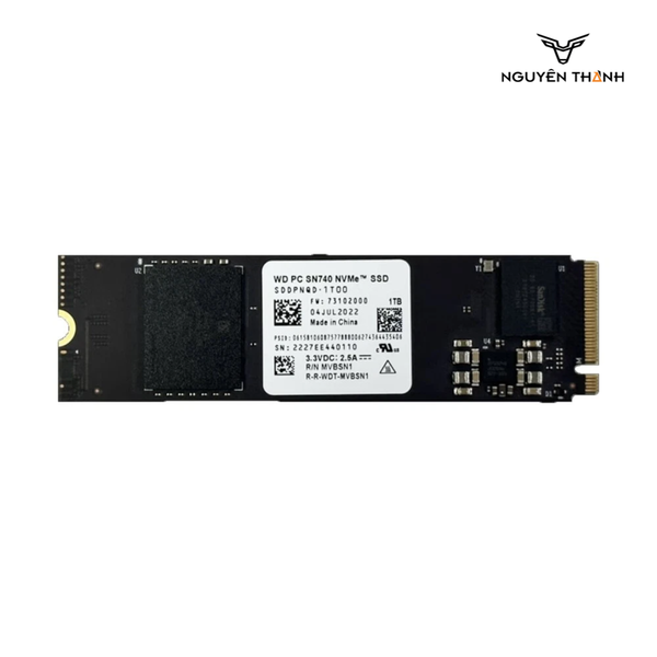 Ổ cứng SSD WD SN740 2TB M.2 2280 NVMe PCIe Gen 4x4