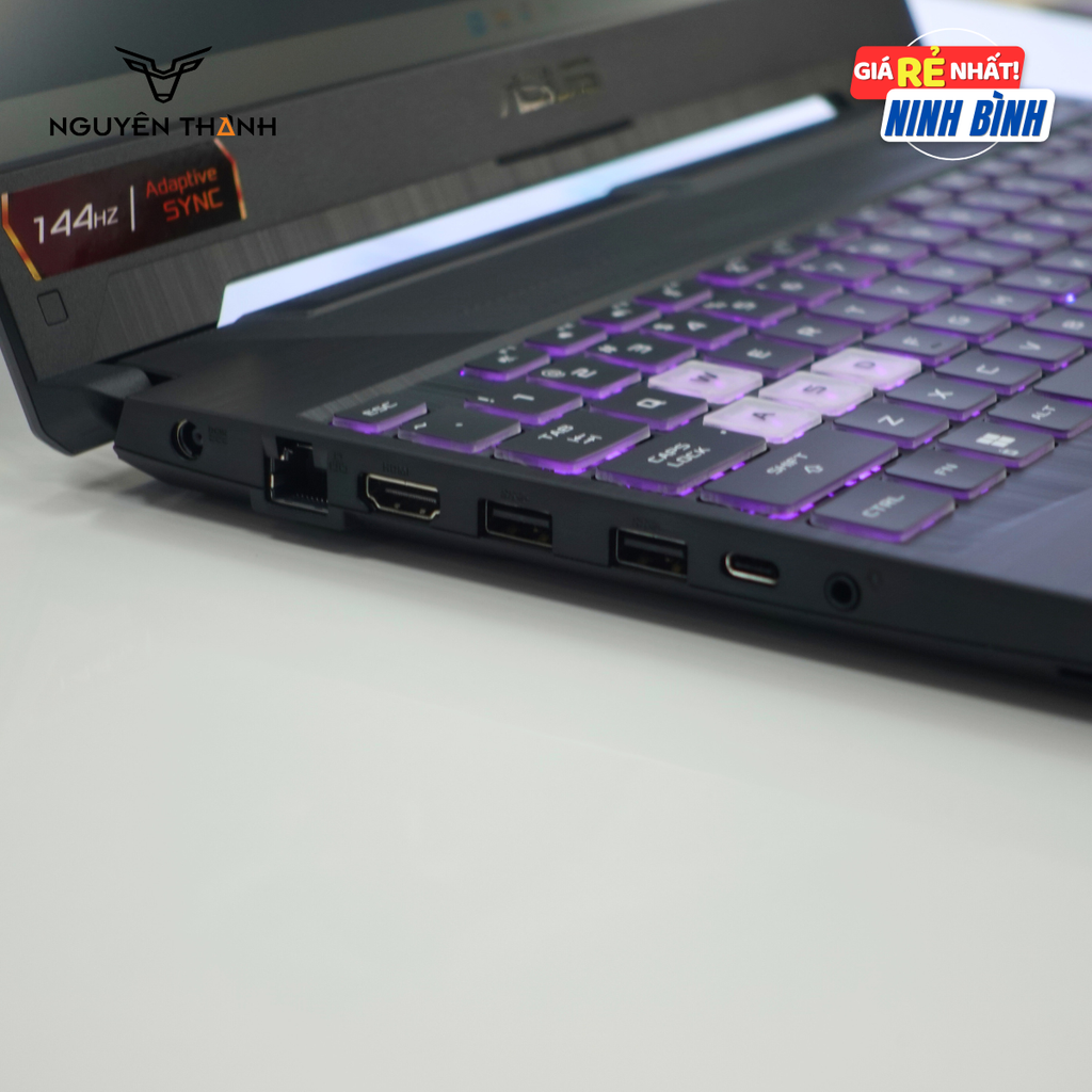 Laptop ASUS TUF Gaming F15 FX506 ( Intel Core i5-11400H, 16GB RAM, SSD 512GB, RTX 2050, 15.6'' FHD 144hz, Đen)