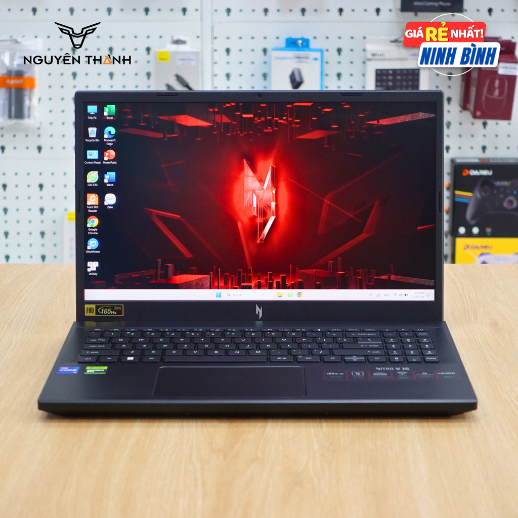 Laptop Acer Nitro V15 ( i7-13620H, Ram 32G, SSD 1TB, RTX 4060 8G, 15.6
