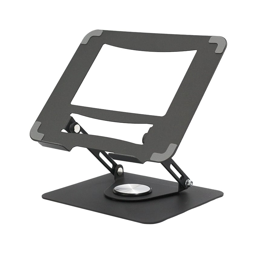 Giá đỡ Laptop/Macbook đế xoay 360 độ, hợp kim thép