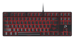 Bàn phím cơ Gaming DAREU EK87 - Black (RED Led, Blue/ Brown/ Red D switch)